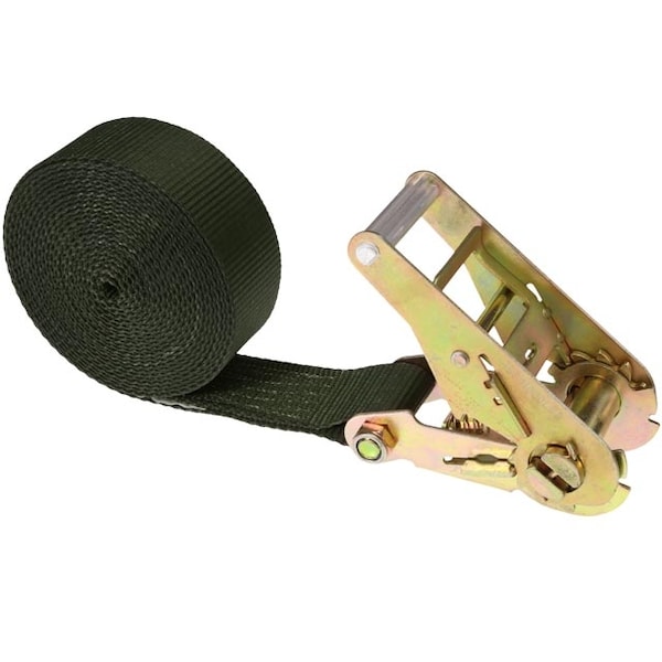 Us Cargo Control 2" x 10' Olive Heavy Duty Endless Ratchet Strap 5410FE-OD - main
